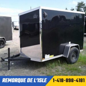 Remorque fermée US Cargo 5x8SA couleur noire