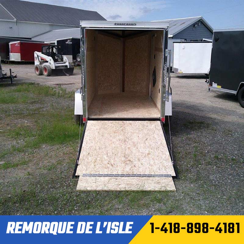 Remorque fermée US Cargo 5x8SA couleur noire