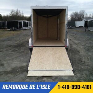 REMORQUE FERMÉE US CARGO 6X12 TA2 NOIR
