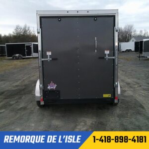 REMORQUE FERMÉE US CARGO 6X12 TA2 NOIR