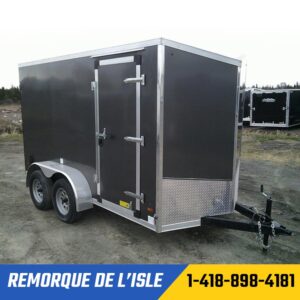 REMORQUE FERMÉE US CARGO 6X12 TA2 NOIR