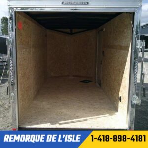 Remorque fermée US Cargo 6x12 SA couleur charcoal