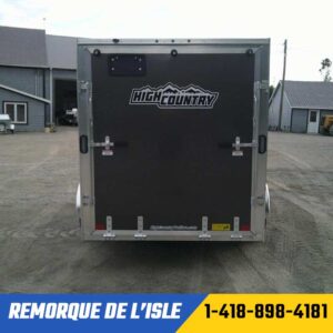 Remorque fermée Xpress 6x12 sa couleur charcoal