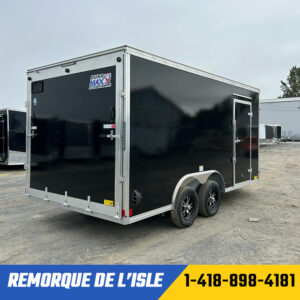Remorque fermée Dura-maxx 8.5x16 ta2 noire