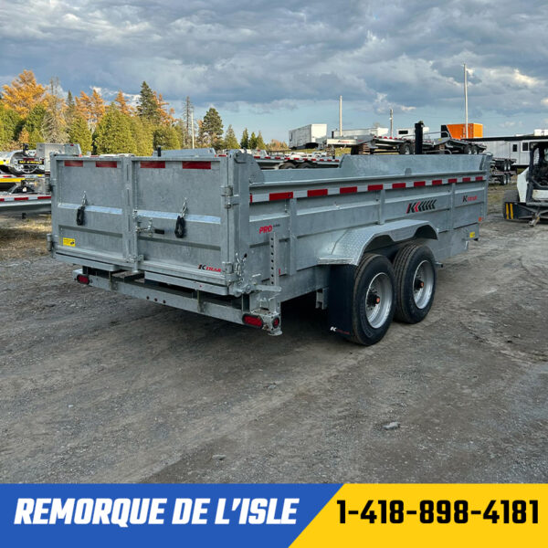 Remorque Dumpeur K-TAIL 82x16 16000 lbs