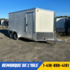 Remorque Fermée Idéal Cargo 7x14 Blanche