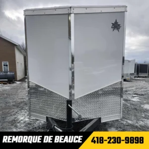Remorque Fermée US CARGO 5x12 Blanche