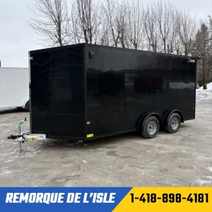 REMORQUE FERMÉE XPRESS 7.5X16TA2 COULEUR NOIRE