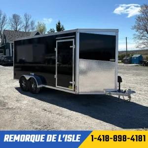 Remorque fermée Duramaxx 7x16ta2 couleur noire