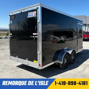 Remorque fermée Duramaxx 7x16ta2 couleur noire