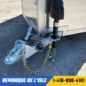 Remorque fermée Duramaxx 7x16ta3 couleur blanc