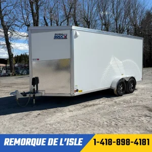 Remorque fermée Duramaxx 7x16ta3 couleur blanc