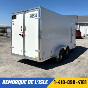 Remorque fermée Duramaxx 7x16ta3 couleur blanc