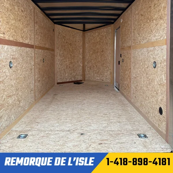 REMORQUE FERMÉE US CARGO 6X12SA