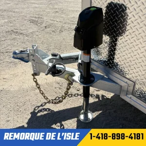 Remroque fermée Duramaxx 7x16ta2 couleur blanc