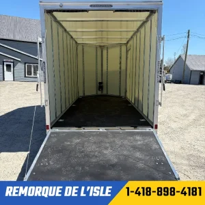 Remroque fermée Duramaxx 7x16ta2 couleur blanc