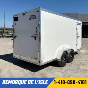 Remroque fermée Duramaxx 7x16ta2 couleur blanc