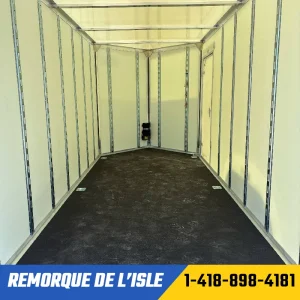 Remroque fermée Duramaxx 7x16ta2 couleur blanc