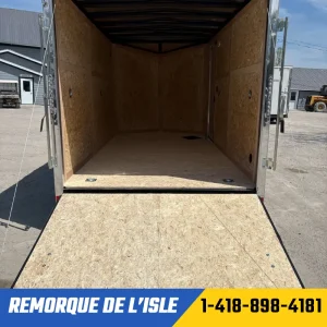 Remorque fermée USCARGO 7x14ta2 couleur charcoal