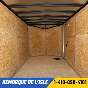 Remorque fermée USCARGO 7x14ta2 couleur charcoal